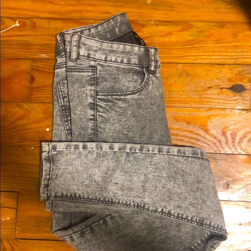 H&M Black washed denim jeans